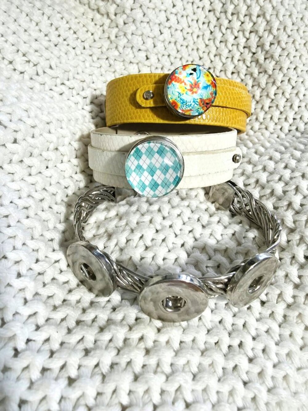 ✨ Snap‑Happy Style! ✨ Bracelet Set w snaps